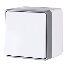 Выключатель одноклавишный влагозащищенный Werkel Gallant белый W5010201 4690389163920