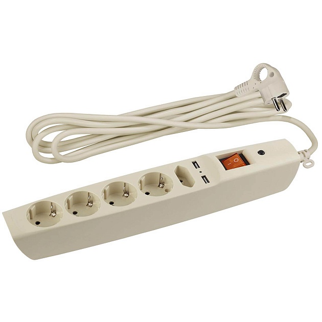 Сетевой фильтр ЭРА SFU-5es-2m-I C0043328 Фото № 1