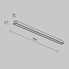 Линейный светильник Maytoni Technical LL313003 1