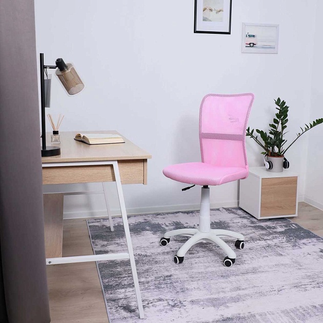 Детское кресло AksHome Eva розовый, сетка 75282 Фото № 8