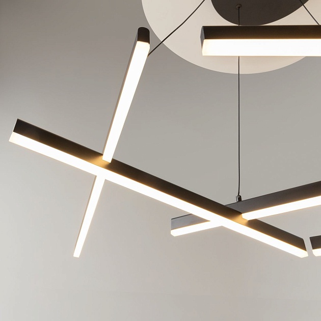 Подвесной светодиодный светильник Maytoni Line MOD016PL-L80BK изображение 5 Подвесной светодиодный светильник Maytoni Line MOD016PL-L80BK Фото № 5