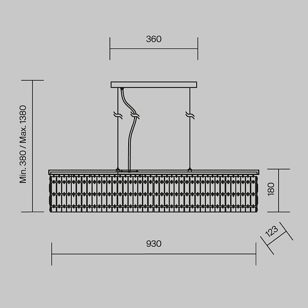 Подвесная люстра Maytoni Dune DIA005PL-06CH Фото № 2