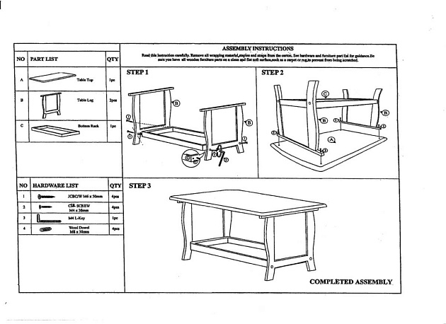 Журнальный стол Woodville Diana 1964 Фото № 2