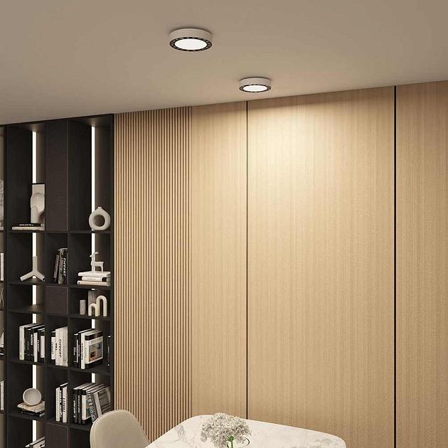 Накладной светильник Denkirs DUAL DK2840-WB изображение 3 Накладной светильник Denkirs DUAL DK2840-WB Фото № 3