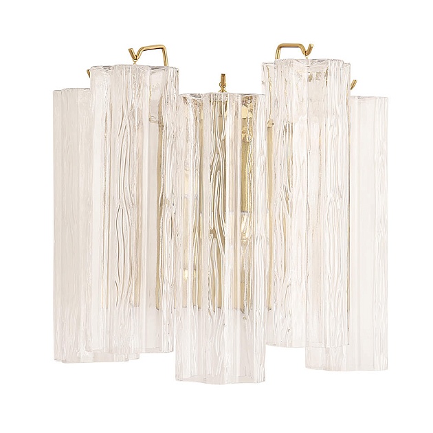 Настенный светильник Crystal Lux Rose AP2 Brass Фото № 1