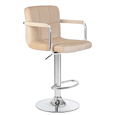 Стул барный DOBRIN KRUGER ARM (бежевый велюр (MJ9-10)) 5011-LM KRUGER ARM 3