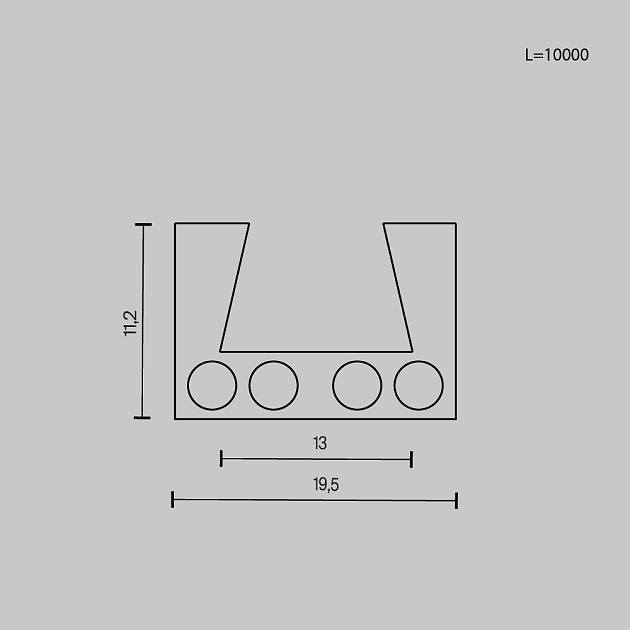 Шинопровод Maytoni Technical Busbar trunkings Elasity TRX160-1110B изображение 4 Шинопровод Maytoni Technical Busbar trunkings Elasity TRX160-1110B Фото № 4