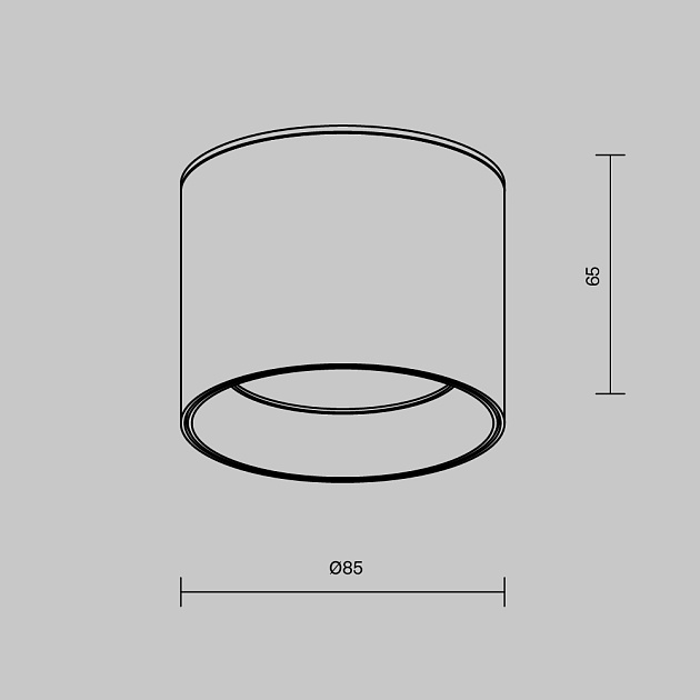 Потолочный светильник Maytoni Technical Glam C096L-GX53-WBS Фото № 3