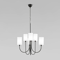 Подвесная люстра Eurosvet Abbey 60164/6 черный Smart