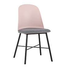 Кухонный стул Stool Group Shell с мягким сиденьем розовый 8336 pink 101