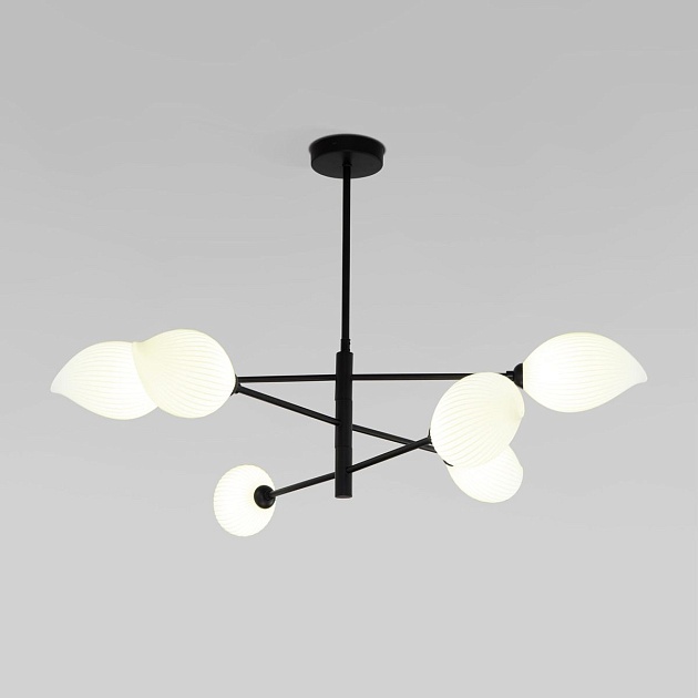 Подвесная люстра Eurosvet Sinki 30189/6 черный изображение 1 Подвесная люстра Eurosvet Sinki 30189/6 черный Фото № 1