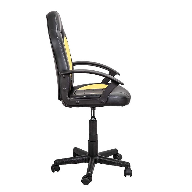 Игровое кресло AksHome Race желтый, экокожа 71700 изображение 5 Игровое кресло AksHome Race желтый, экокожа 71700 Фото № 5