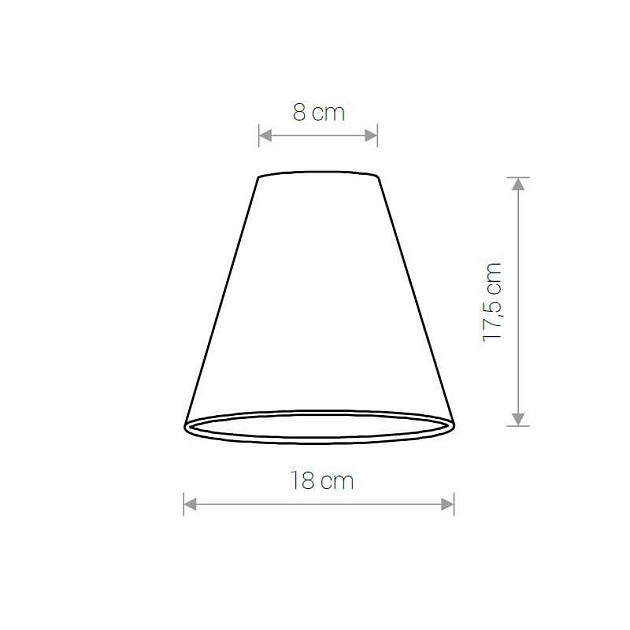 Абажур Nowodvorski Cameleon Cone S 8504 изображение 2 Абажур Nowodvorski Cameleon Cone S 8504 Фото № 2