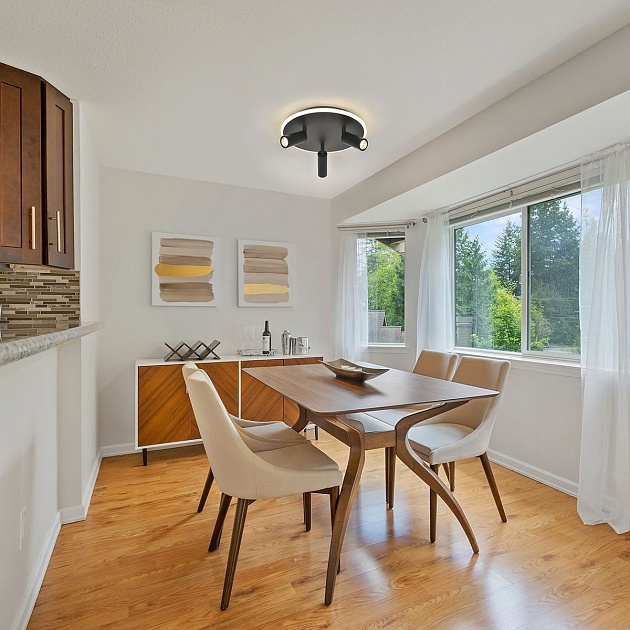 Потолочный светодиодный светильник Escada 20046SMA/03LED BK изображение 2 Потолочный светодиодный светильник Escada 20046SMA/03LED BK Фото № 2