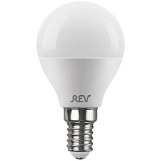 Лампа светодиодная REV G45 E14 7W нейтральный белый свет шар 32341 9 1