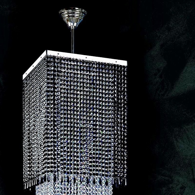 Каскадная люстра Artglass Ambra Nickel CE Фото № 4