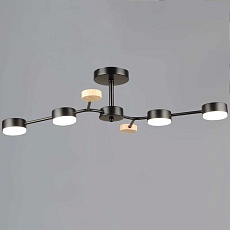 Люстра Reluce 03860-0.3-04 BK+WOOD GX53