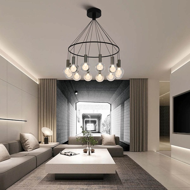 Подвесная светодиодная люстра Favourite Kula 4378-12P Фото № 6