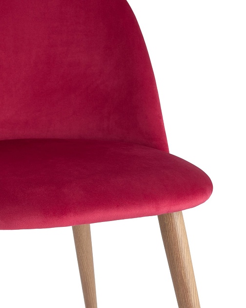 Кухонный стул Stool Group Лион велюр красный DC-69030 HLR-37 Фото № 6