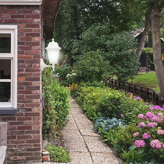 Уличный настенный светильник Apeyron Леда 11-11белп Фото № 4