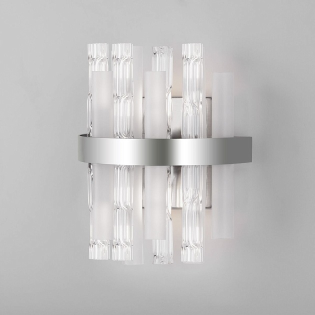 Настенный светильник Bogates Hollis 367/2 никель Фото № 1