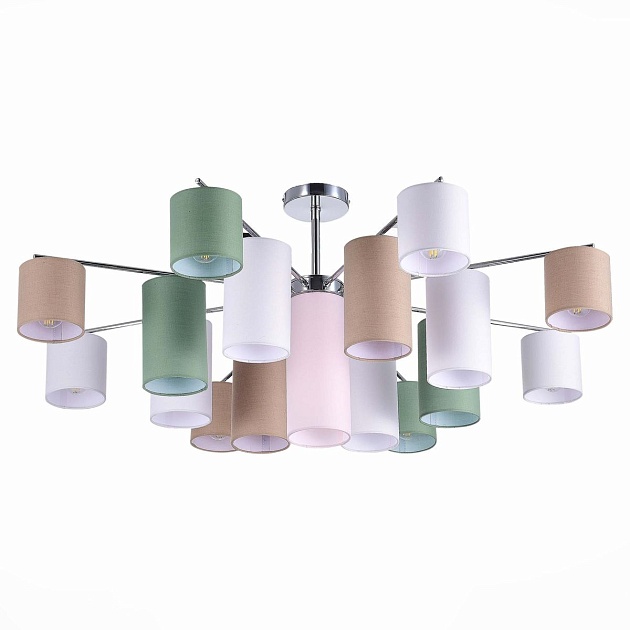 Потолочная люстра Evoluce Essenza SLE300602-17 изображение 1 Потолочная люстра Evoluce Essenza SLE300602-17 Фото № 1