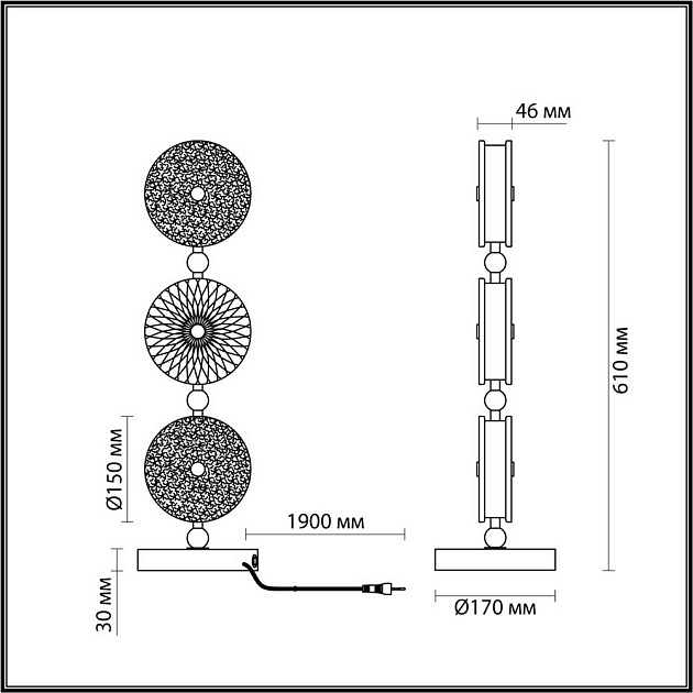 Настольная лампа Odeon Light Exclusive Caramella 5416/13TL изображение 6 Настольная лампа Odeon Light Exclusive Caramella 5416/13TL Фото № 6