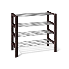 Обувница Sheffilton Альберо SHT-SR9-4 венге/алюм.металлик 2956816802