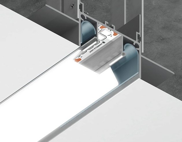 Встраиваемый профиль с рассеивателем Ambrella Illumination GP4000AL Фото № 5