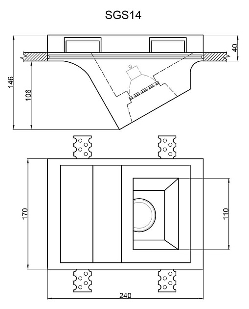 Встраиваемый светильник Artpole SGS14 Фото № 3