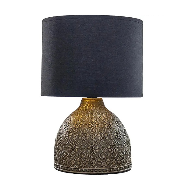 Настольная лампа Lucia Дамаск Черный бархат 445 4606400513070 изображение 1 Настольная лампа Lucia Дамаск Черный бархат 445 4606400513070 Фото № 1