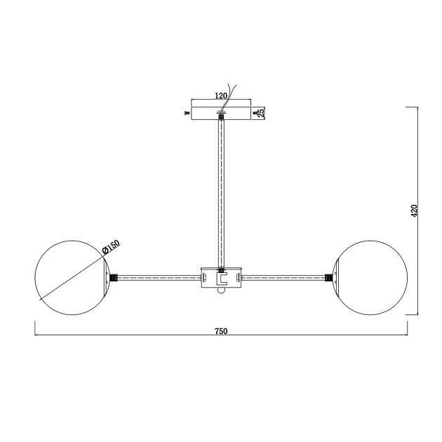 Подвесная люстра Escada ETHEREAL 2110/6P Nickel изображение 2 Подвесная люстра Escada ETHEREAL 2110/6P Nickel Фото № 2