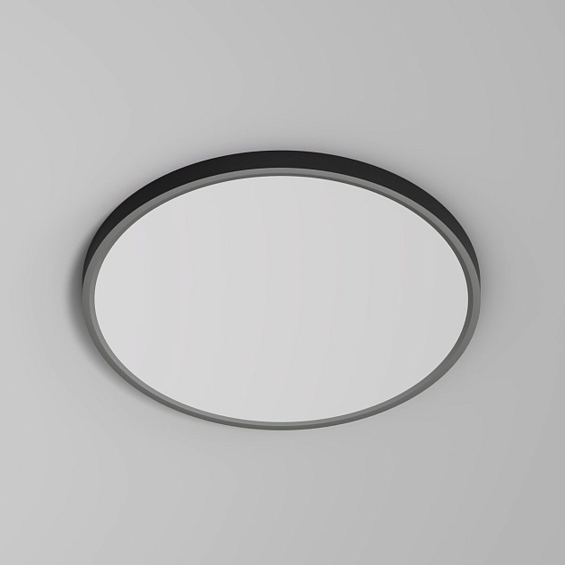 Потолочный светодиодный светильник Denkirs Thin DK6522-BK Фото № 2