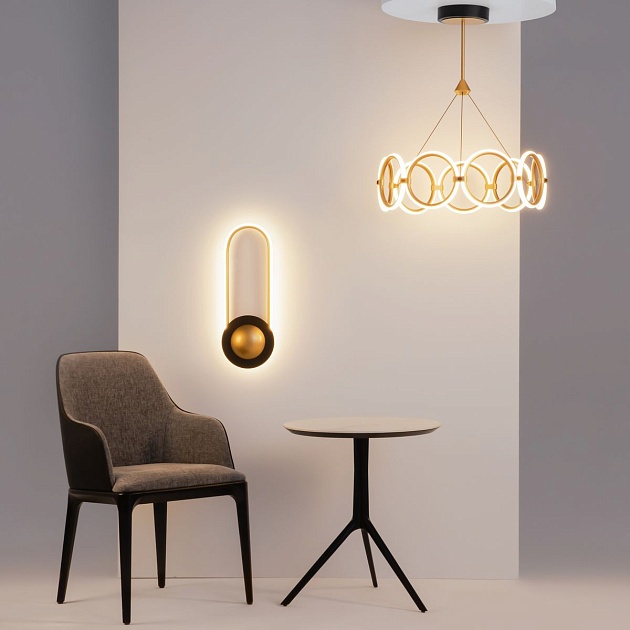 Настенный светодиодный светильник Maytoni Link MOD357WL-L16BS3K1 Фото № 2