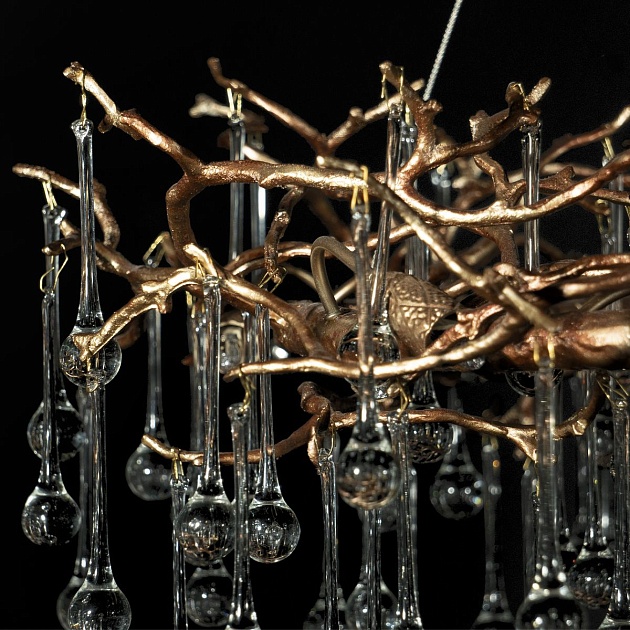 Подвесная люстра Loft IT Bijout 10068/1000 GB изображение 3 Подвесная люстра Loft IT Bijout 10068/1000 GB Фото № 3