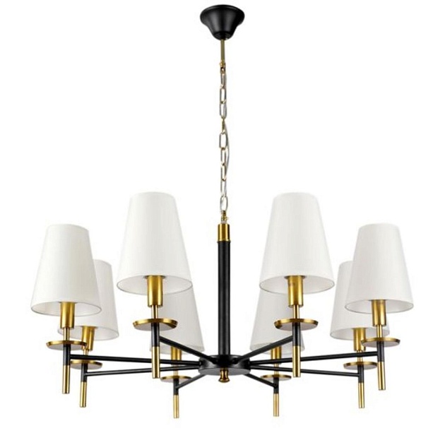 Подвесная люстра Arte Lamp Riccardo A4075LM-8BK Фото № 1
