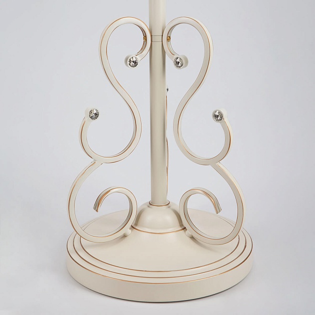 Торшер Eurosvet 12205/3F белый Strotskis Фото № 4