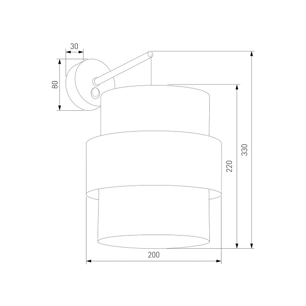 Бра TK Lighting 5400 Calisto Фото № 2
