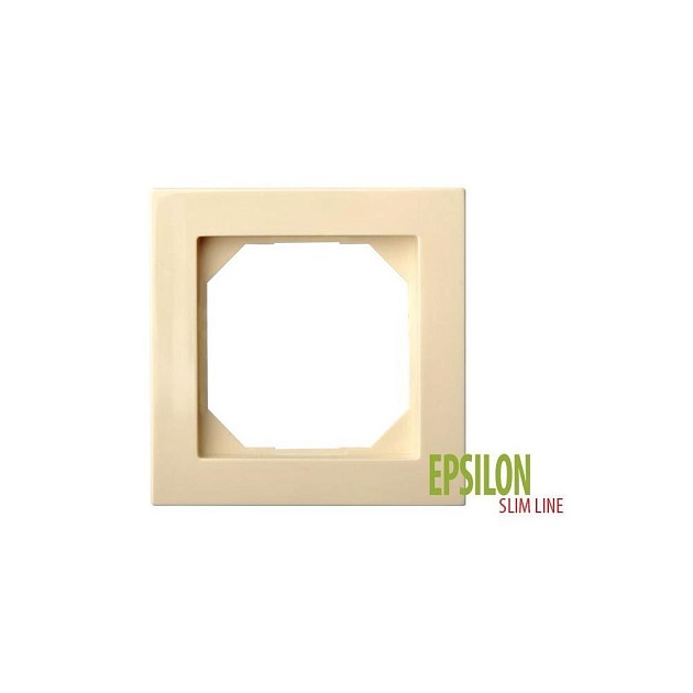 Рамка 1-постовая Liregus Epsilon бежевый 28-0881 Фото № 1