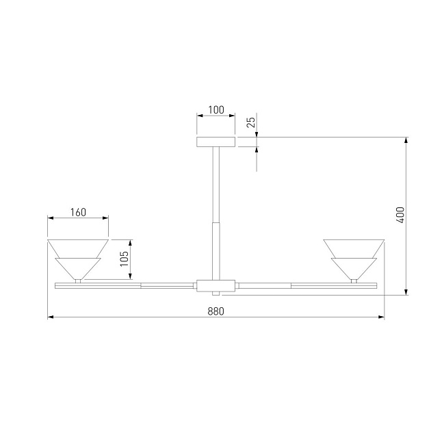 Потолочная люстра Eurosvet Rylee 70138/8 хром Фото № 2