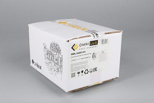 Бра Omnilux Neviano OML-34201-01 изображение 3 Бра Omnilux Neviano OML-34201-01 Фото № 3