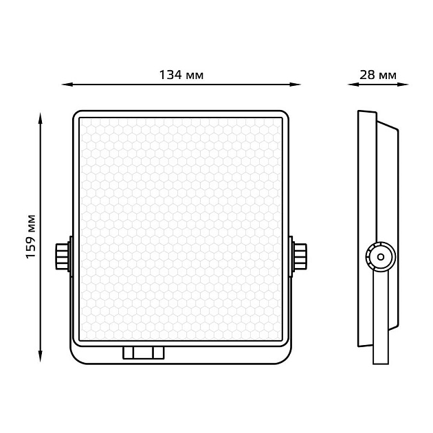 Прожектор светодиодный Gauss Evo 30W 6500К 687511330 Фото № 4