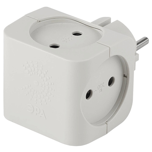 Сетевой разветвитель ЭРА SP-4-W Б0005103 Фото № 1