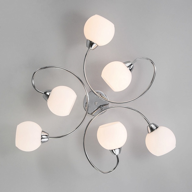 Потолочная люстра Eurosvet Tulia 30136/6 хром Фото № 4