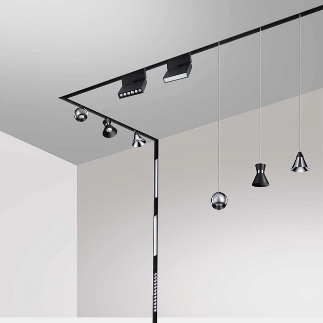 Трековый низковольтный светодиодный светильник Novotech Shino Flum 358412 Фото № 6