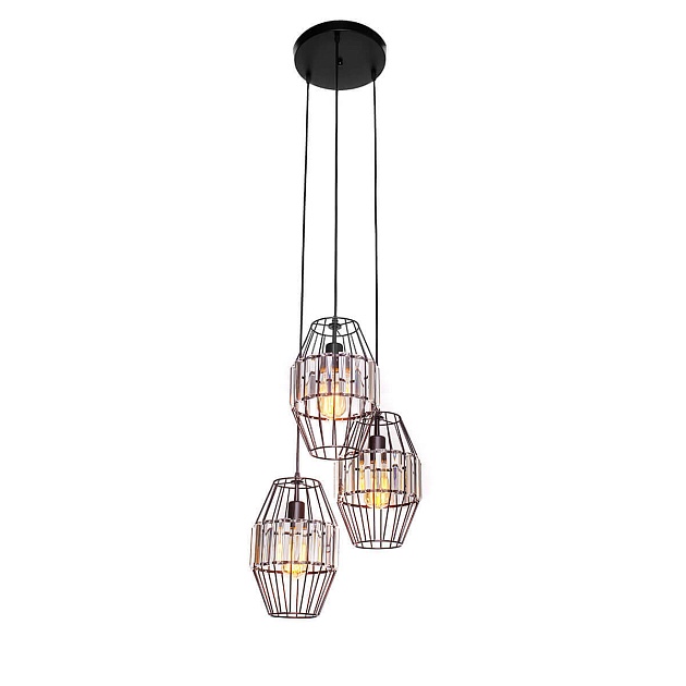 Подвесная люстра Lucia Tucci Industrial 1828.3 Фото № 1