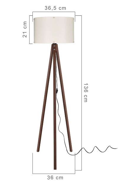 Торшер Toplight Mollie TL1616S-01WG изображение 4 Торшер Toplight Mollie TL1616S-01WG Фото № 4