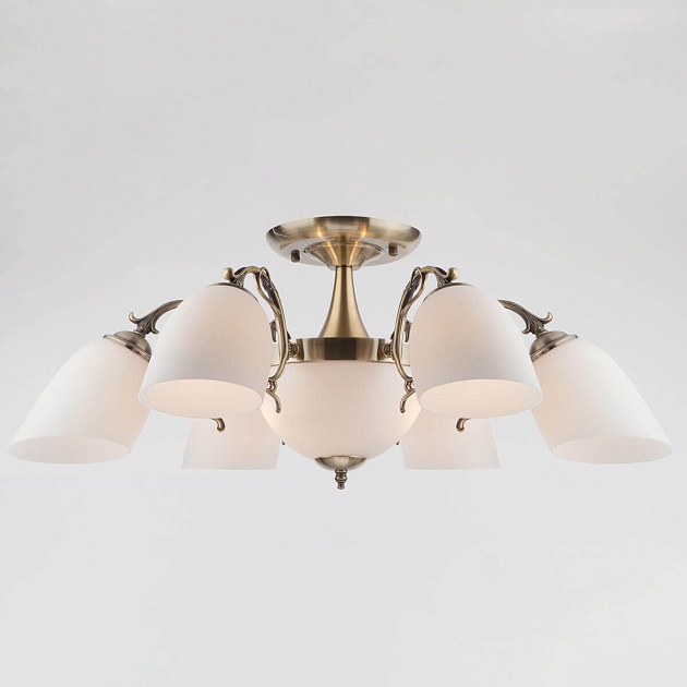 Потолочная люстра Eurosvet 22010/6+2 античная бронза изображение 1 Потолочная люстра Eurosvet 22010/6+2 античная бронза Фото № 1