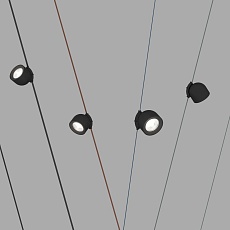 Трековый светодиодный светильник Denkirs Belty Spot DK5540-BK 3