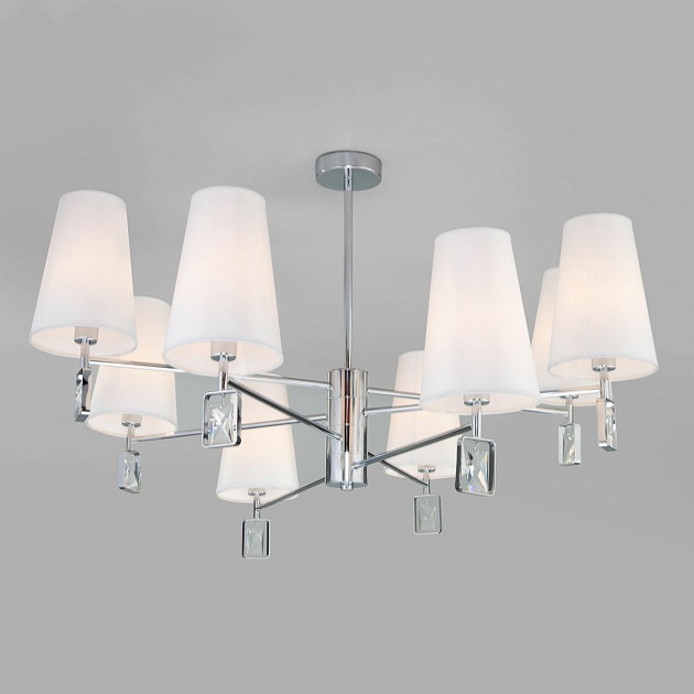 Подвесная люстра Eurosvet Milazzo 60137/8 хром Фото № 1
